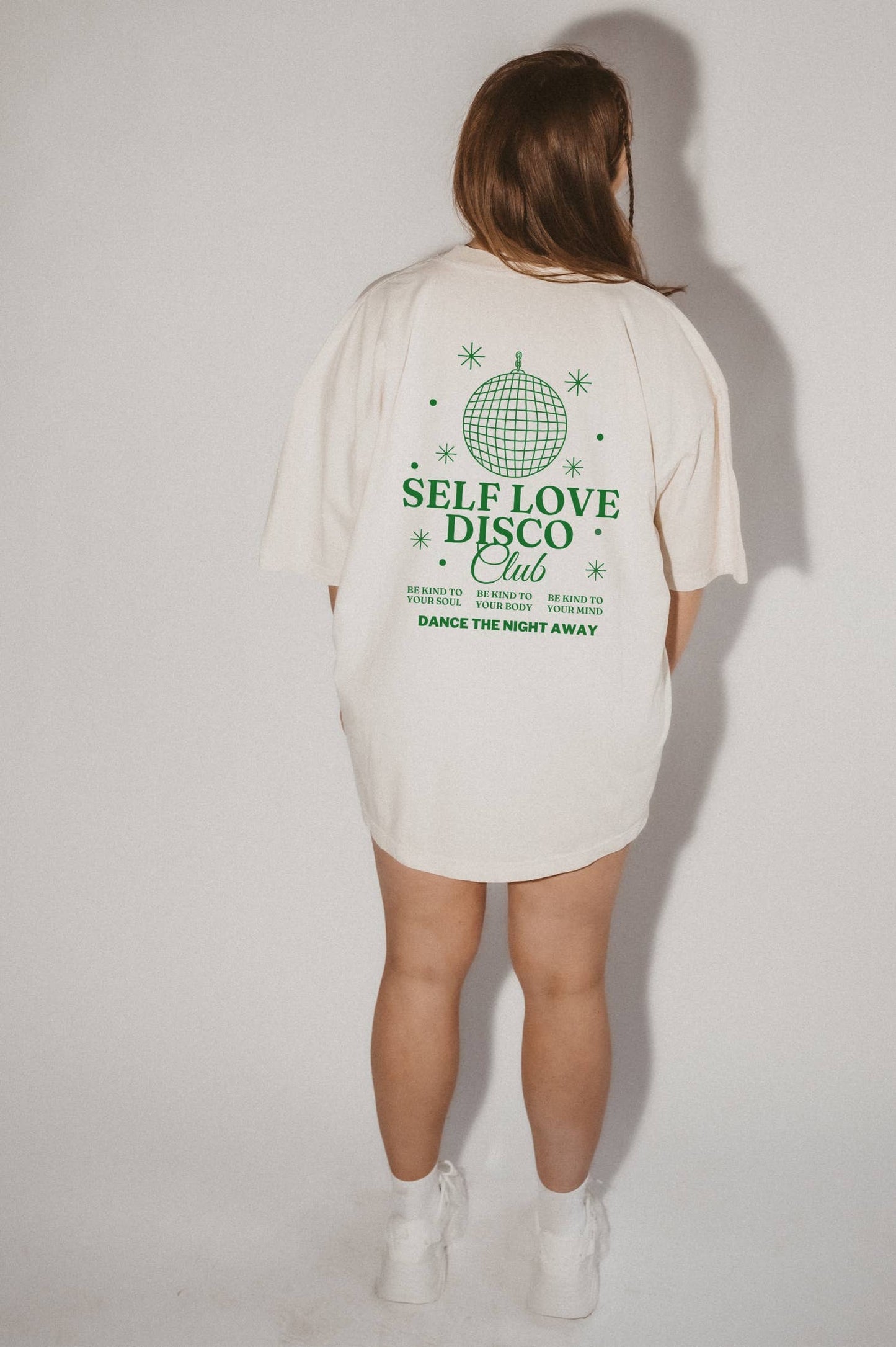 Self Love Disco Club Oversized Graphic Tee