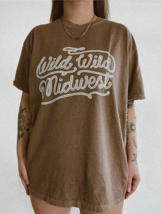 Wild Wild Midwest Oversized Graphic Tee