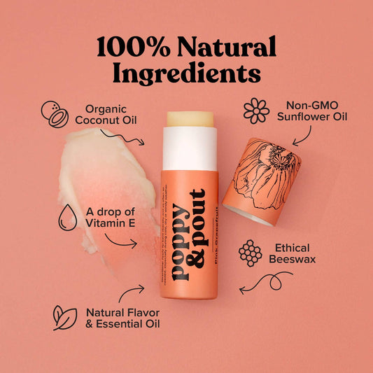 Poppy and Pout Lip Balm